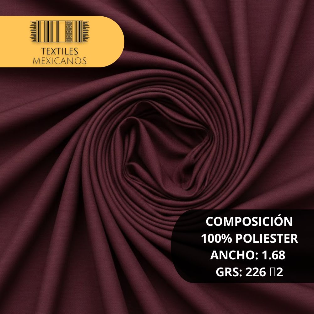 Tela Tergal 100% Poliéster | Resistente, Durable y Versátil (Ancho 1.68 m | 226 g/m²)