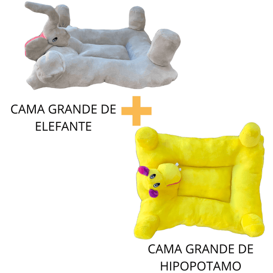 Paquete de camas para mascota afelpadas y lavables Antí estrés