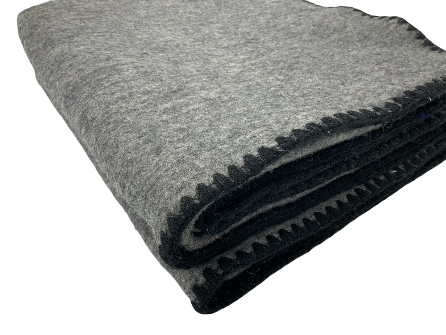 Cobertor “Syberia” de Lana color Negro  (1.60 x 2.00 mts.)
